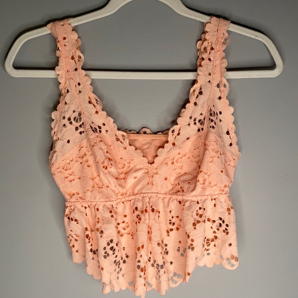 Orange lace crop!